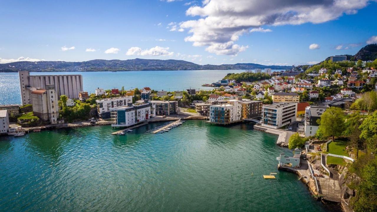 New Penthouse Apartment With Sea View In Bergen Centrum Esterno foto